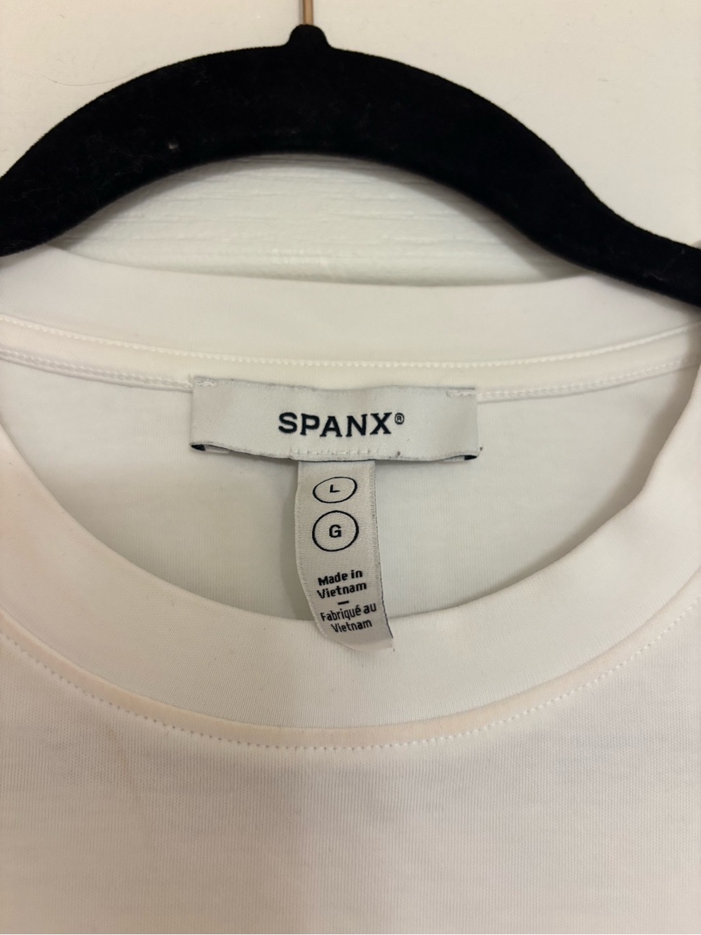 SPANX White Crew Neck Tee - Picture 2 of 2